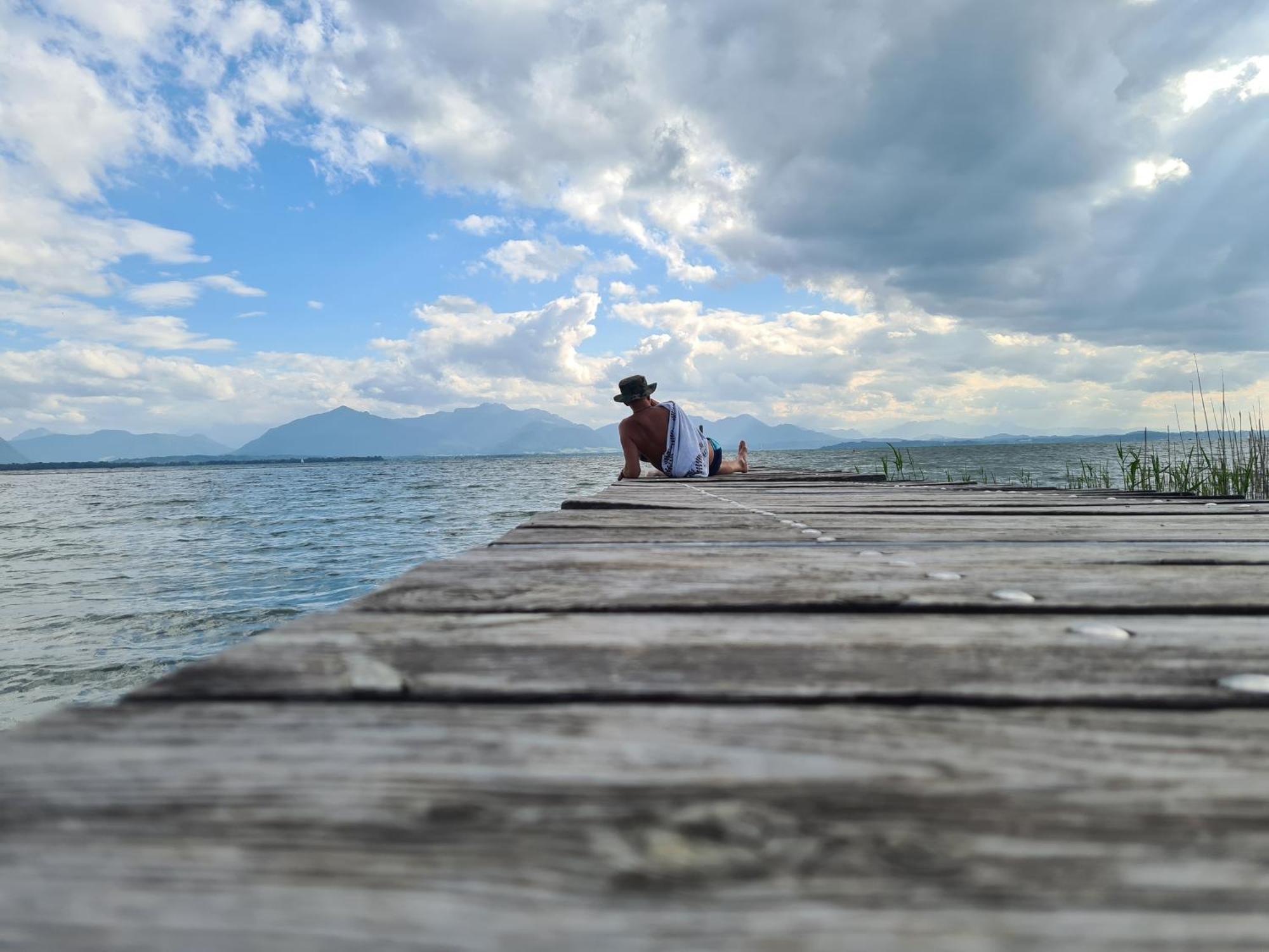 Vintage Studio Am Chiemsee 우베르시 외부 사진